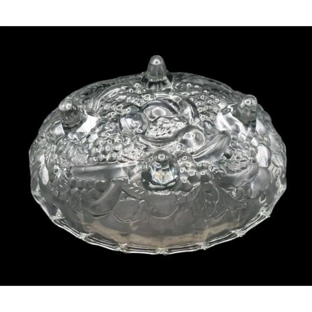 Vintage Indiana Glass Oval Bowl Clear 12
